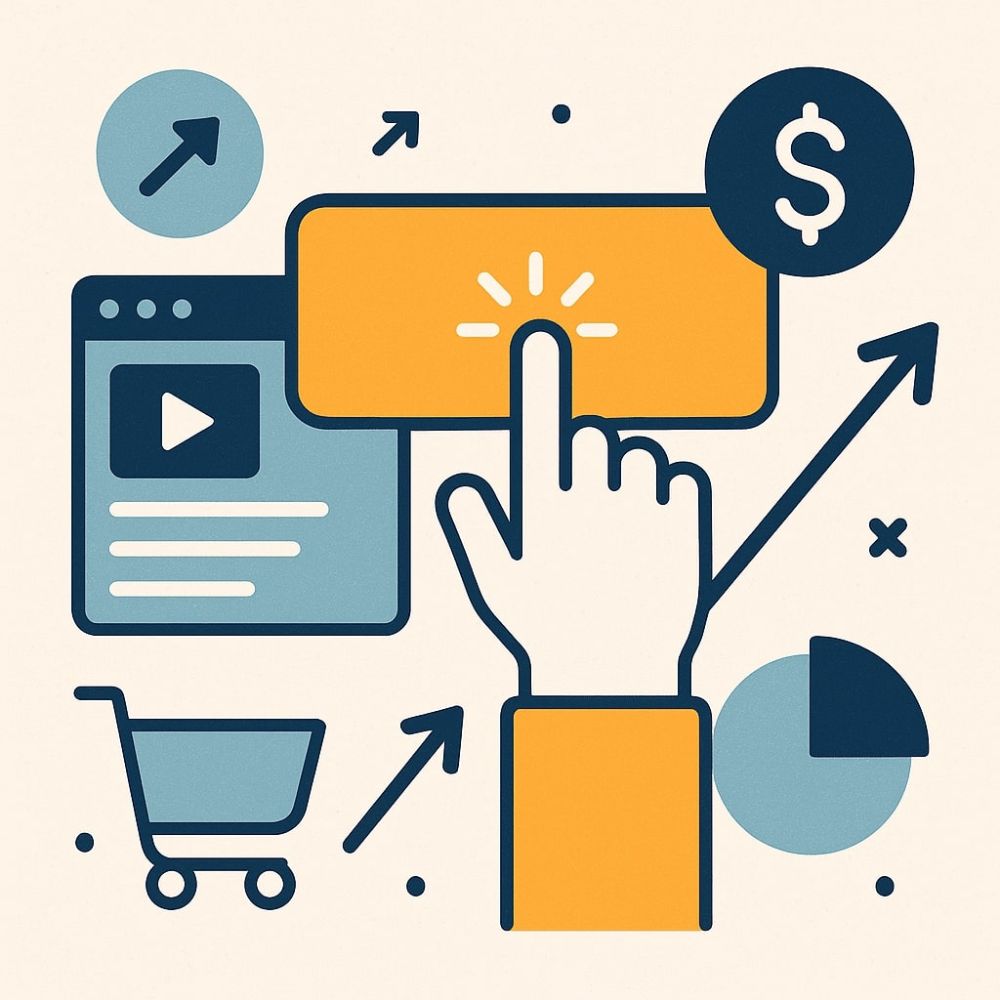Action triggers and conversions – corporate website